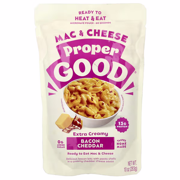Proper Good, Mac & Cheese, Bacon Cheddar, 10 oz (283 g)