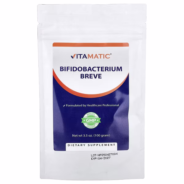 Vitamatic, Bifidobacterium Breve, 3.5 oz (100 g)