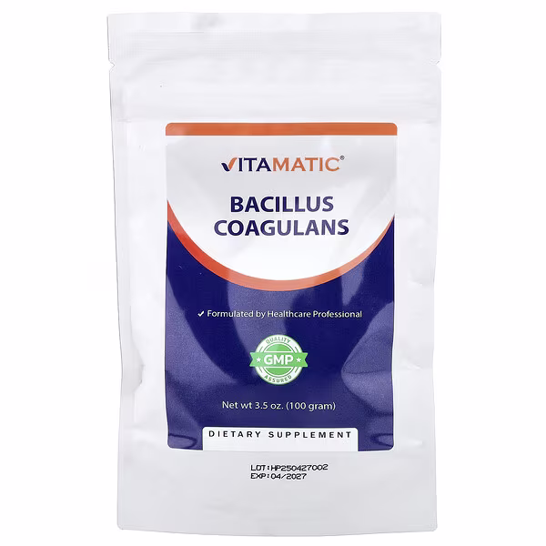 Vitamatic, Bacillus Coagulans, 3.5 oz (100 g)