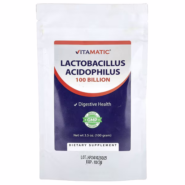 Vitamatic, Lactobacillus Acidophilus, 3.5 oz (100 g)