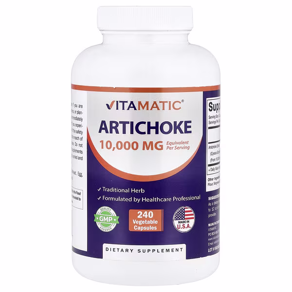Vitamatic, Artichoke, 240 Vegetable Capsules (5,000 mg per Capsule)