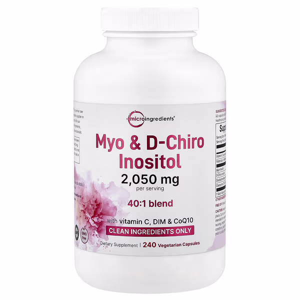 Micro Ingredients, Myo D-Chiro Inositol, 240 Vegetarian Capsules