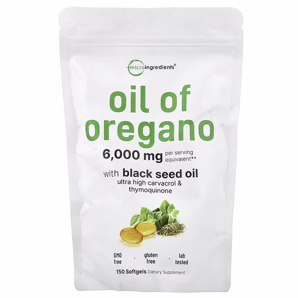 Micro Ingredients, Oil of Oregano, 150 Softgels