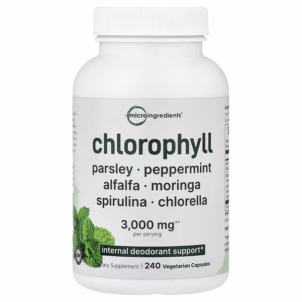 Micro Ingredients, Chlorophyll, 240 Vegetarian Capsules