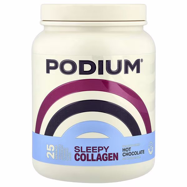 Podium Nutrition, Sleepy Collagen, Hot Chocolate, 1.39 lb (633 g)