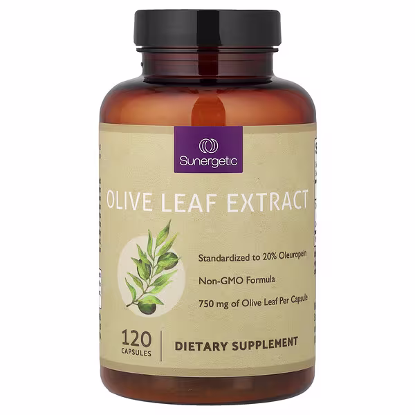 Sunergetic, Olive Leaf Extract, 750 mg, 120 Capsules