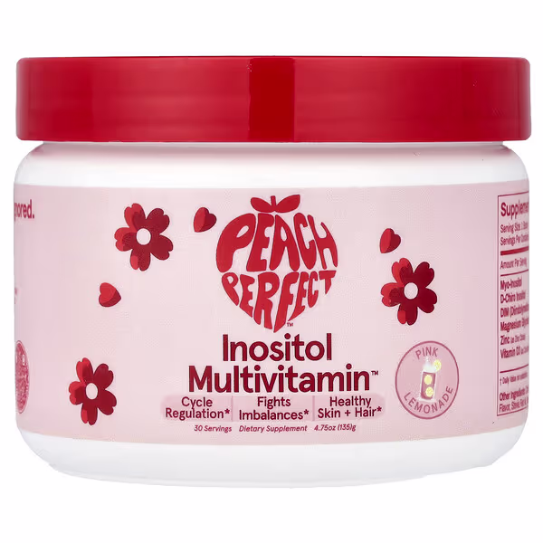 Peach Perfect, Inositol Multivitamin™, Pink Lemonade, 4.75 oz (135 g)