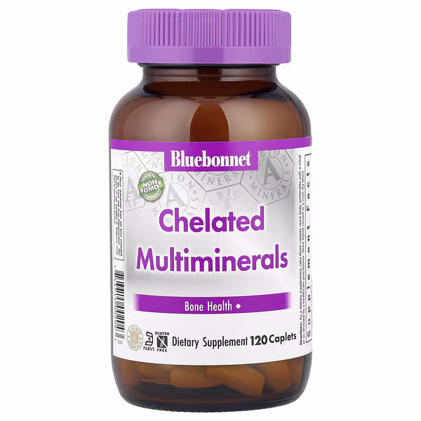 Bluebonnet Nutrition, Chelated Multiminerals, 120 Caplets