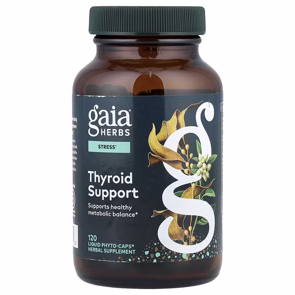 Gaia Herbs, Thyroid Support, 120 Liquid Phyto-Caps®