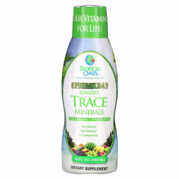 Tropical Oasis, Premium Ionized Trace Minerals, 16 fl oz (480 ml)