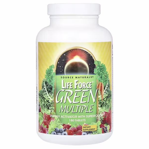 Source Naturals, Life Force®, Green Multiple, 180 Tablets