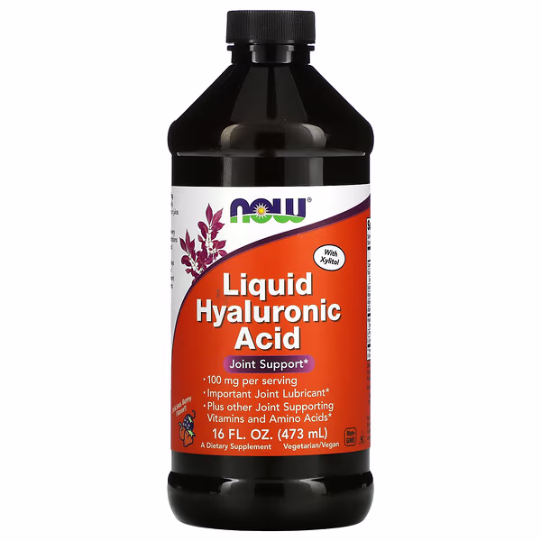 NOW Foods, Liquid Hyaluronic Acid, Berry, 100 mg, 16 fl oz (473 ml)