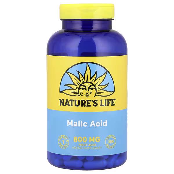 Nature's Life, Malic Acid, 800 mg, 250 Capsules