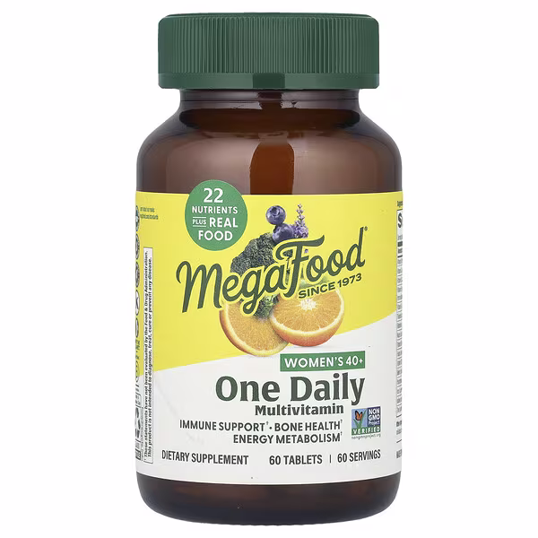 MegaFood, Women's 40+ One Daily Multivitamin, 60 Tablets