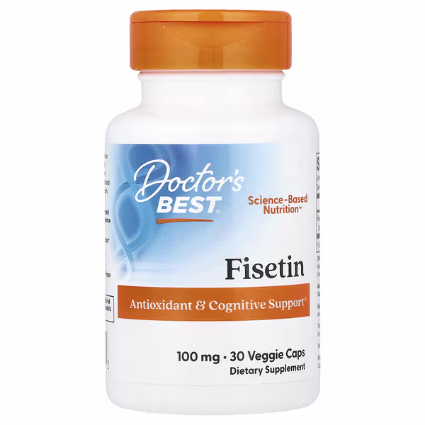Doctor's Best, Fisetin , 100 mg, 30 Veggie Caps