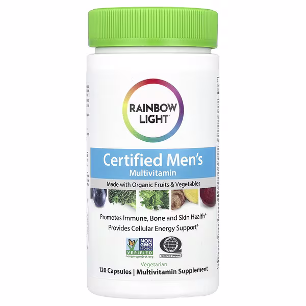Rainbow Light, Certified Men's Multivitamin, 120 Capsules