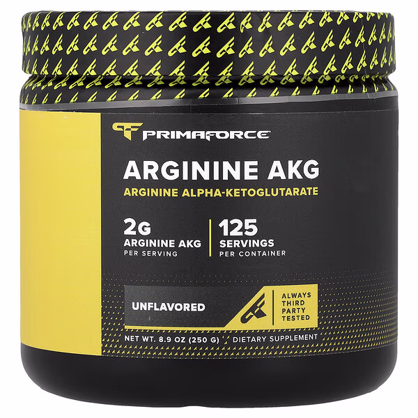 Primaforce, Arginine AKG, Unflavored, 8.9 oz (250 g)