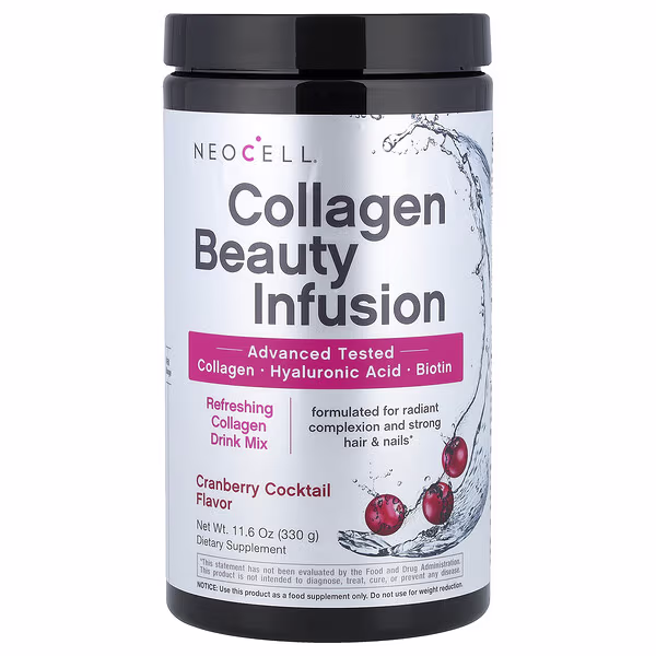 NeoCell, Collagen Beauty Infusion Drink Mix, Cranberry Cocktail, 11.6 oz (330 g)