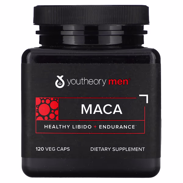 Youtheory, Men, Maca, 120 Veg Caps (500 mg per Capsule)