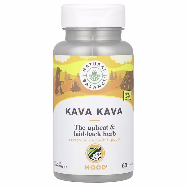 Natural Balance, Kava Kava, 60 VegCaps (450 mg per Capsule)