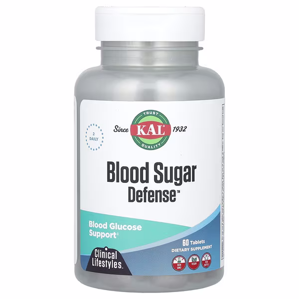 KAL, Blood Sugar Defense, 60 Tablets