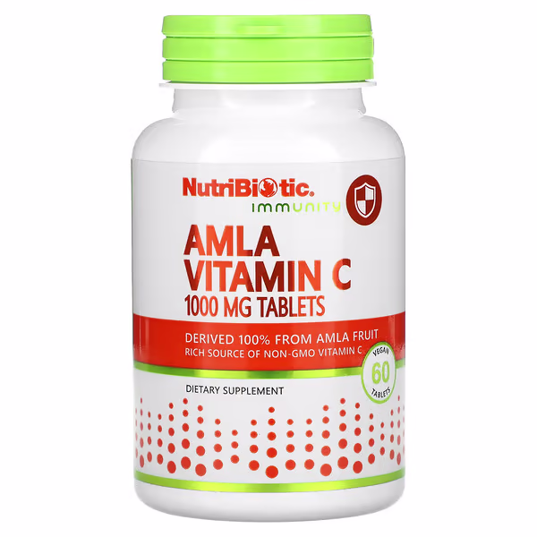 NutriBiotic, Immunity, Amla Vitamin C, 1,000 mg, 60 Vegan Tablets