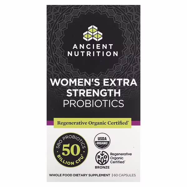 Ancient Nutrition, Women's Probiotics, 60 Capsules