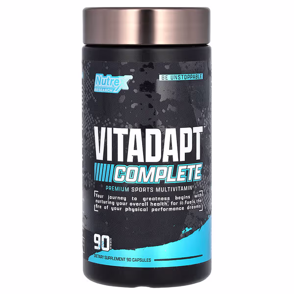 Nutrex Research, Vitadapt Complete, Premium Sports Multivitamin, 90 Capsules