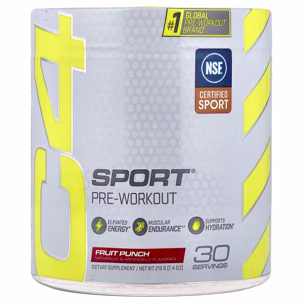 C4 / Cellucor, C4 Sport®, Pre-Workout, Fruit Punch, 7.4 oz (210 g)