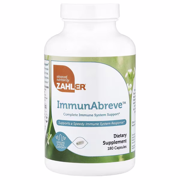 Zahler, ImmunAbreve™, Complete Immune System Support, 180 Capsules