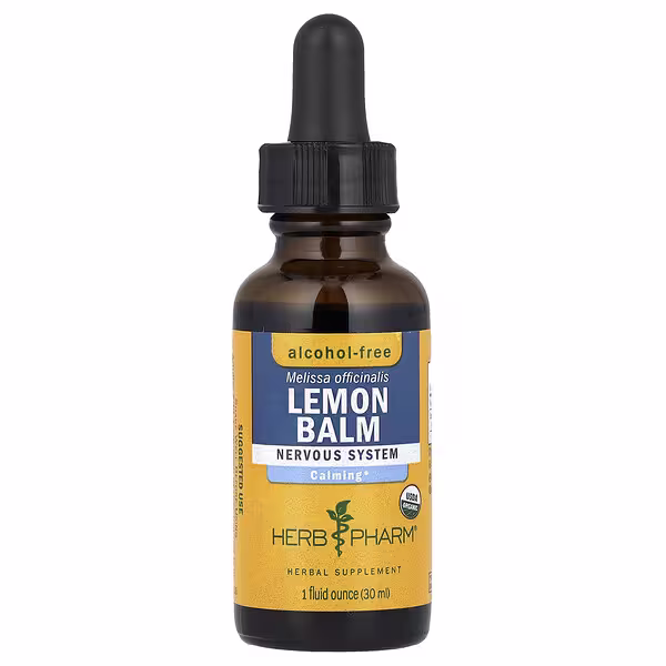 Herb Pharm, Lemon Balm, Alcohol-Free, 1 fl oz (30 ml)