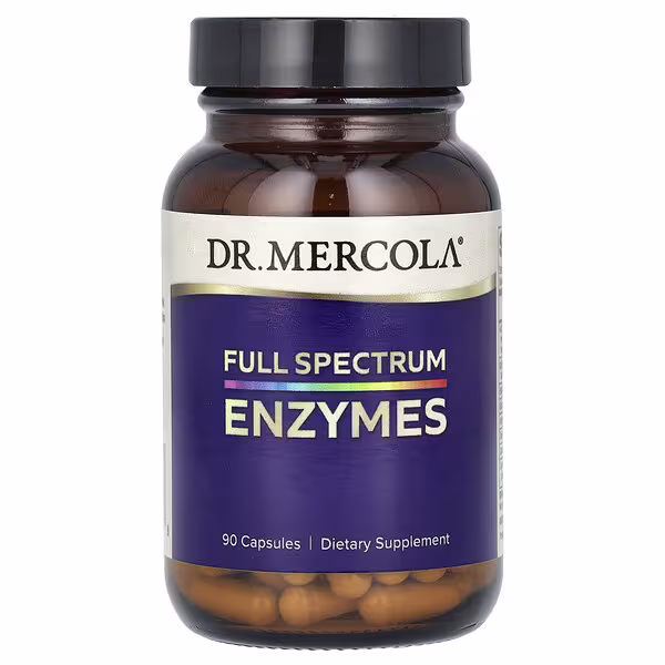 Dr. Mercola, Full Spectrum Enzymes, 90 Capsules