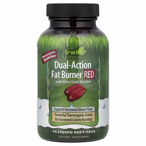 Irwin Naturals, Dual-Action Fat Burner Red™, 75 Liquid Soft-Gels