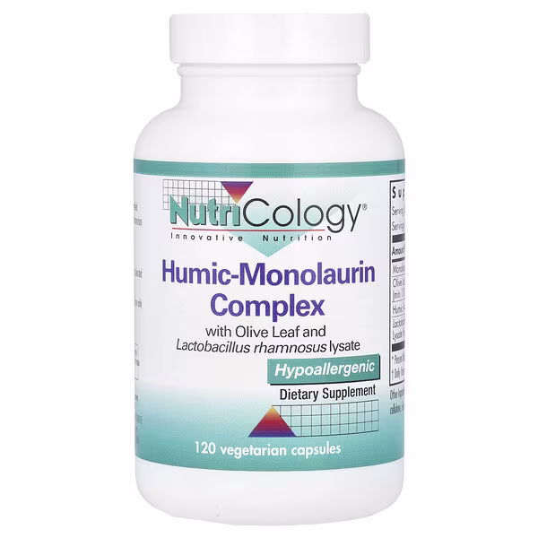 Nutricology, Humic-Monolaurin Complex, 120 Vegetarian Capsules