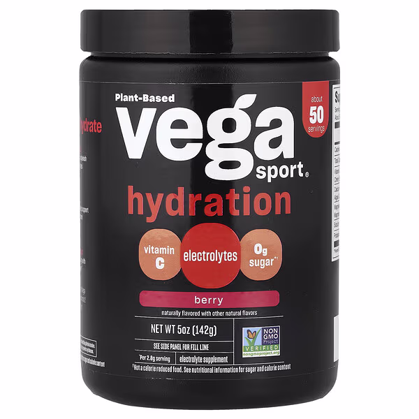 Vega, Sport®, Plant-Based Hydration, Berry, 5 oz (142 g)