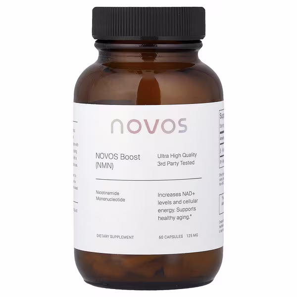 NOVOS, Novos Boost (NMN), 60 Capsules (125 mg per Capsule)