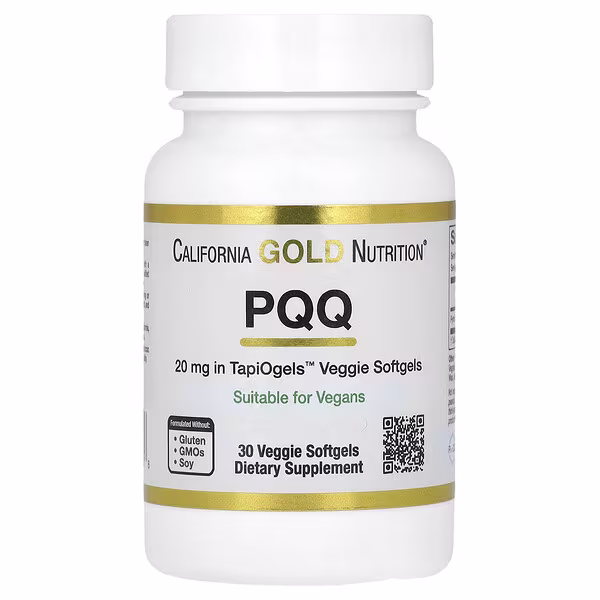 California Gold Nutrition, PQQ, 20 mg, 30 Veggie Softgels