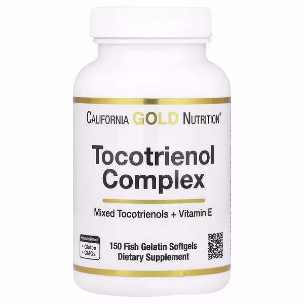 California Gold Nutrition, Tocotrienol Complex with Vitamin E, 150 Fish Gelatin Softgels