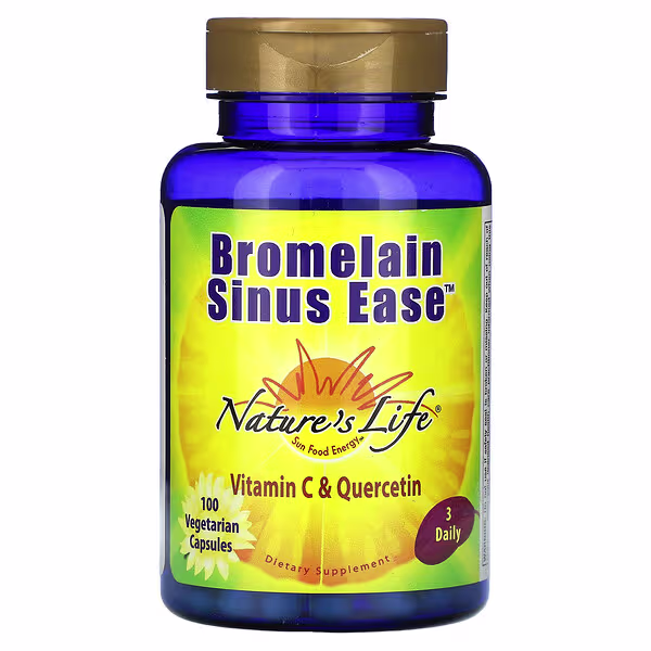 Nature's Life, Bromelain Sinus Ease, 100 Vegetarian Capsules