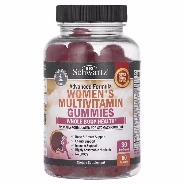BioSchwartz, Women's Multivitamin Gummies, Advanced Formula, 60 Gummies