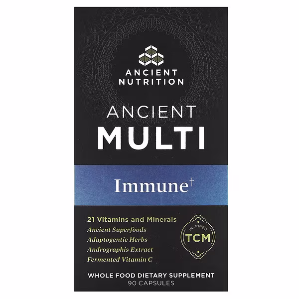 Ancient Nutrition, Ancient Multi, Immune, 90 Capsules