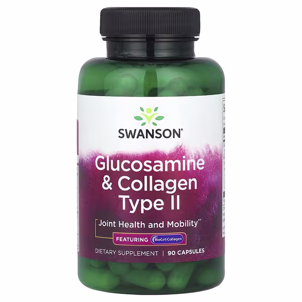 Swanson, Glucosamine & Collagen Type II, 90 Capsules