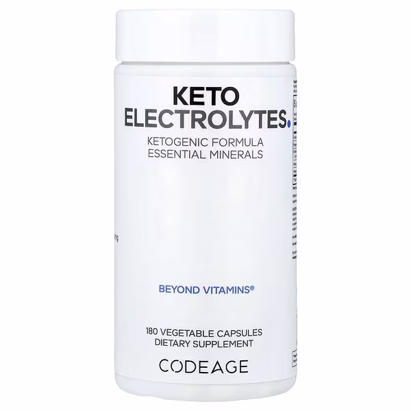 Codeage, Keto Electrolytes, 180 Vegetable Capsules