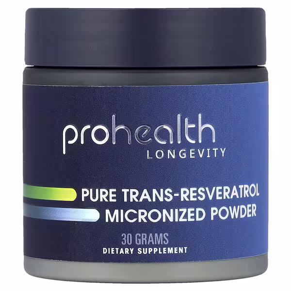 ProHealth Longevity, Pure Trans-Resveratrol, Micronized Powder, 30 g