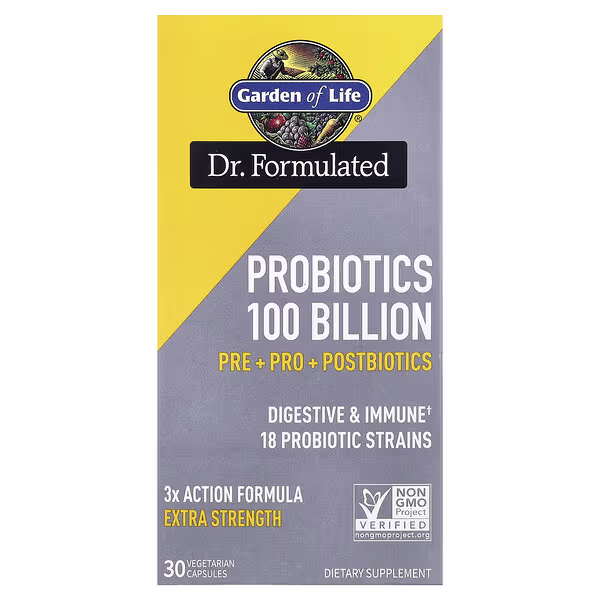 Garden of Life, Probiotics, 30 Vegetarian Capsules