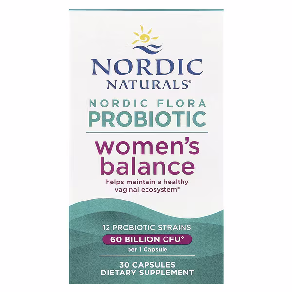 Nordic Naturals, Nordic Flora Probiotic, Women's Balance, 30 Capsules