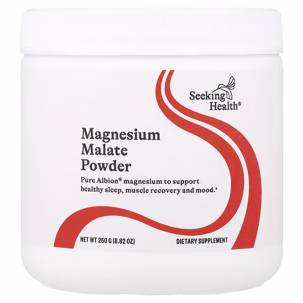Seeking Health, Magnesium Malate Powder, 500 mg, 8.82 oz (250 g)