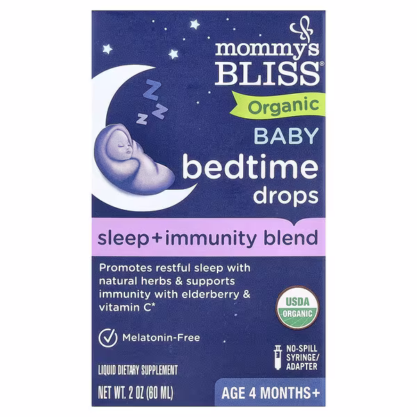 Mommy's Bliss, Organic Baby Bedtime Drops, Age 4 Months+, 2 oz (60 ml)