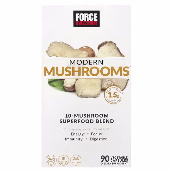 Force Factor, Modern Mushrooms™, 90 Vegetable Capsules