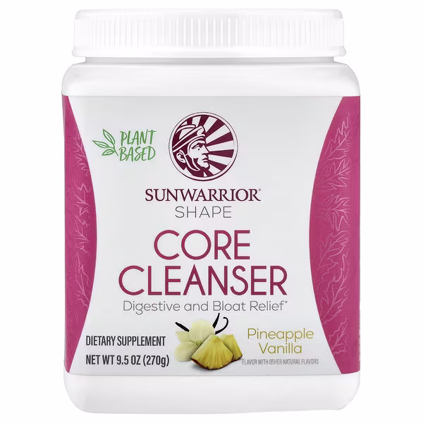Sunwarrior, Shape, Core Cleanser, Pineapple Vanilla, 9.5 oz (270 g)